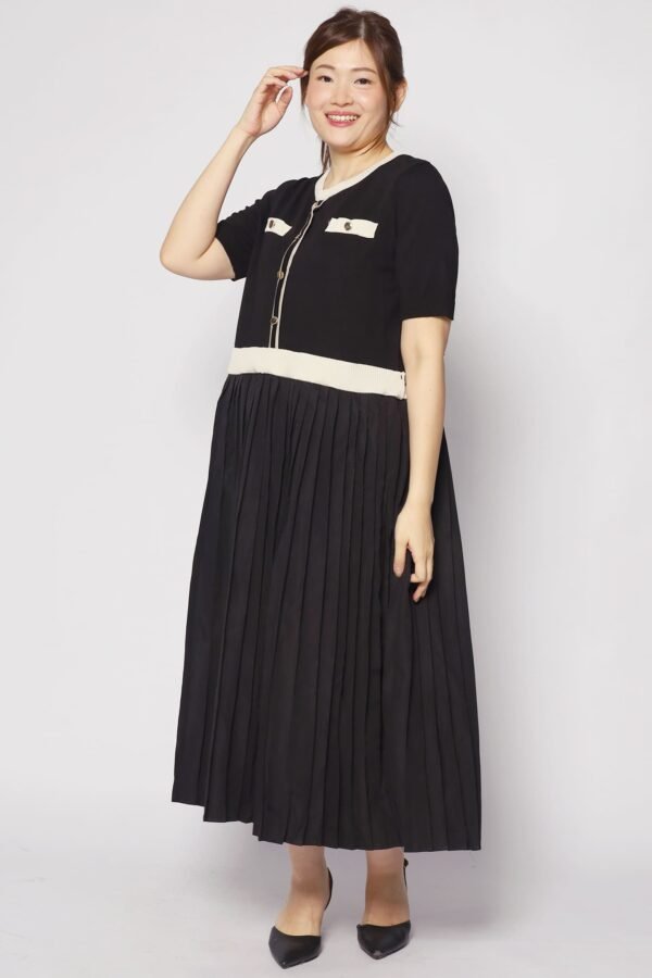 Audrey Knit Dress in Black - Image 6