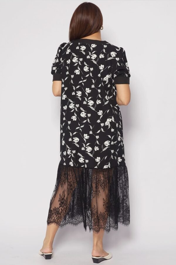 Calandra Floral Lace Dress - Image 6