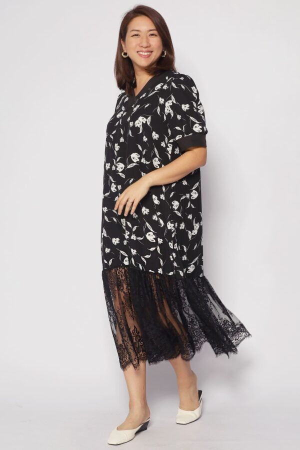 Calandra Floral Lace Dress - Image 3