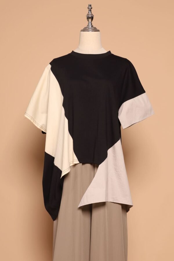 PO - Chun Colourblock Asymmetrical Top - Image 5