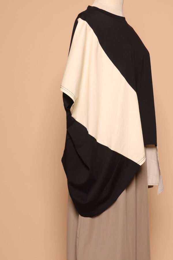 PO - Chun Colourblock Asymmetrical Top - Image 6