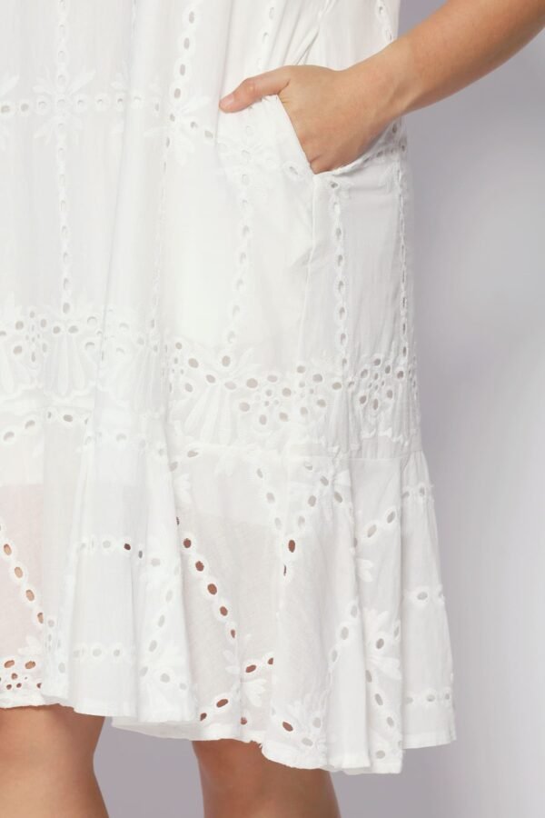 Ellie Eyelet Crochet Dress - Image 12