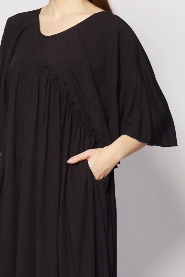 Emerson Flare Dress in Black - Image 9