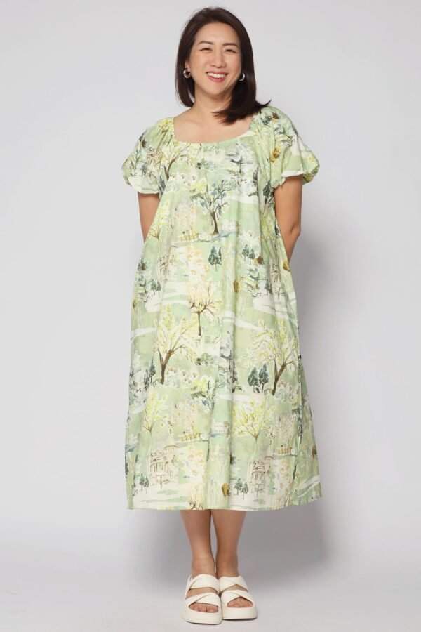 PO - Frankie Dress in Green Scenery - Image 7