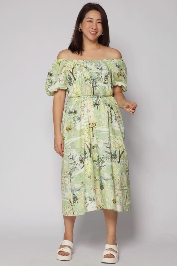 PO - Frankie Dress in Green Scenery - Image 2