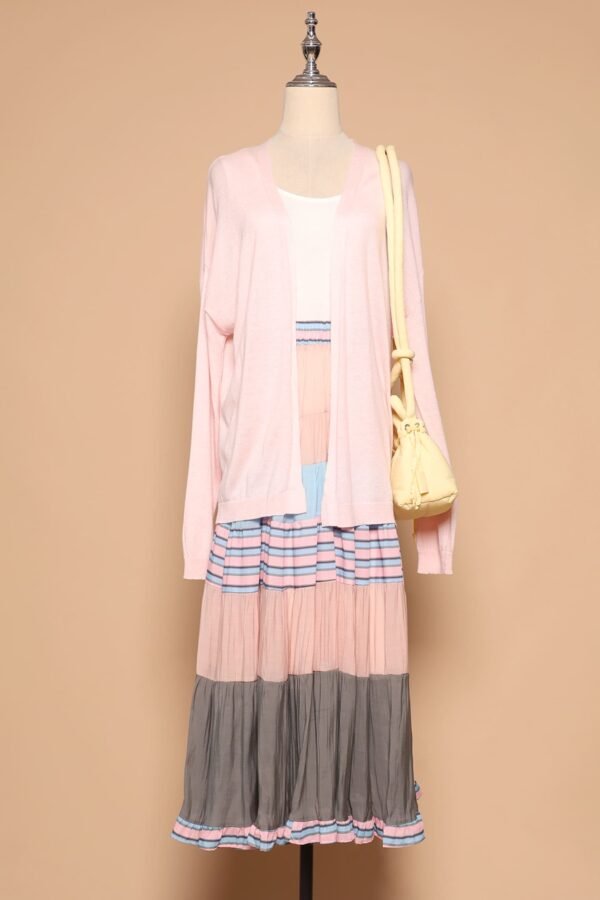 PO - Gabbie Colourblock Skirt in Blue - Image 6