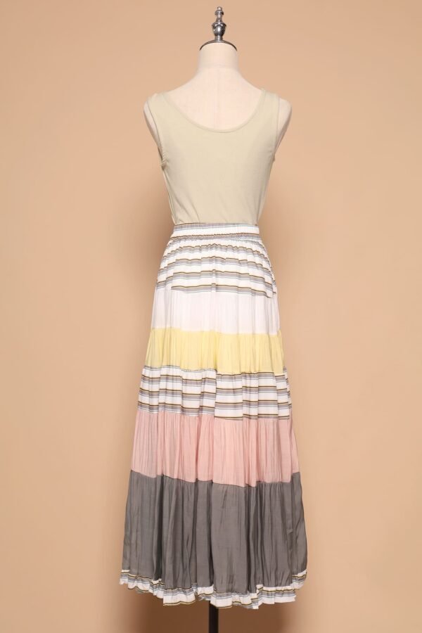 PO - Gabbie Colourblock Skirt in Yellow - Image 4