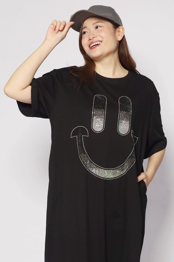 Happy Embellished Dress in Black - 图片 6
