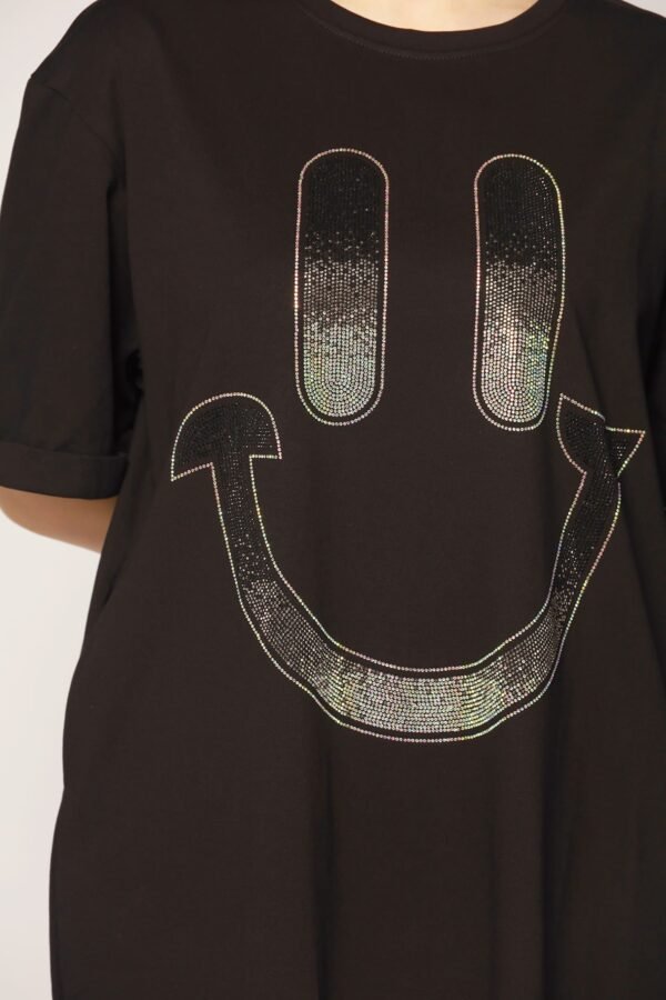 Happy Embellished Dress in Black - 图片 7