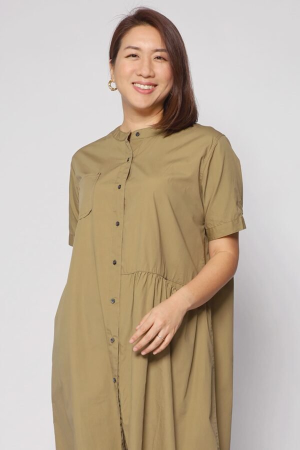 Hunter Dress in Khaki - 图片 4