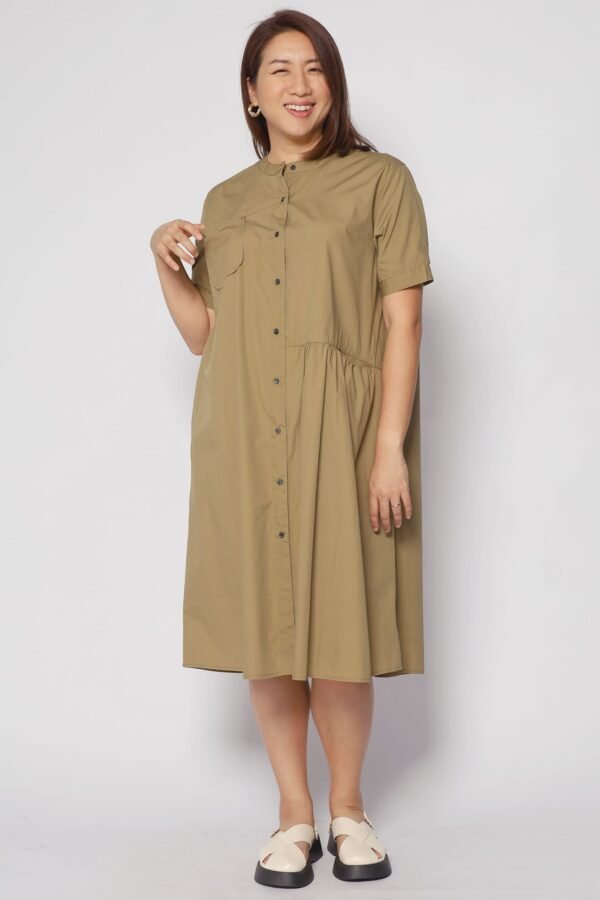 Hunter Dress in Khaki - 图片 5