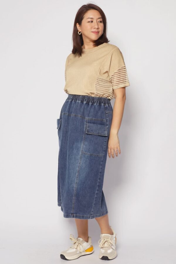 Backorders Quint Pocket Denim Skirt - Image 4
