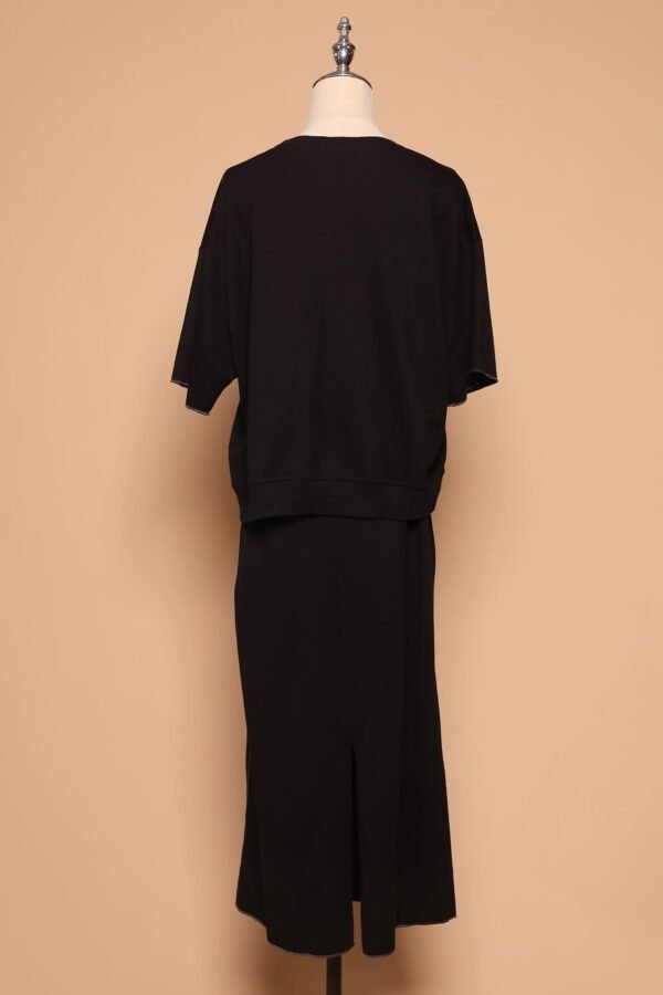 PO - Rocco 2 in 1 Top and Skirt Set in Black - Image 5